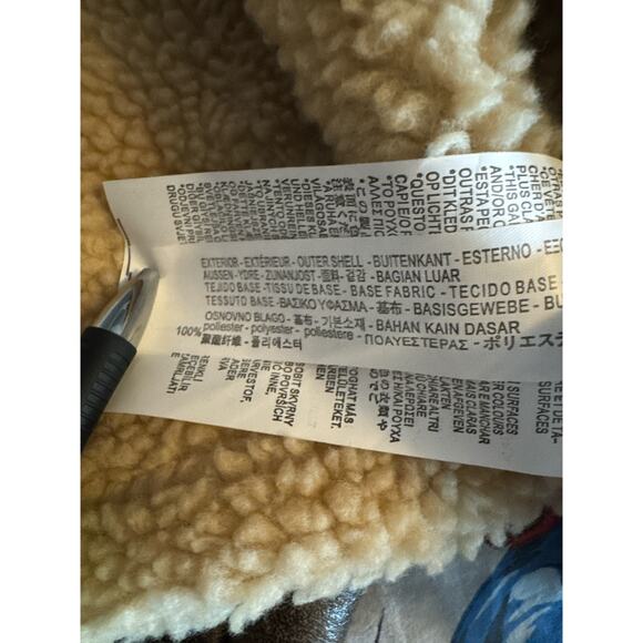 Commense Brown Faux Shearling Oversize Flight Jacket | Size M | NWT - Picture 8 of 9